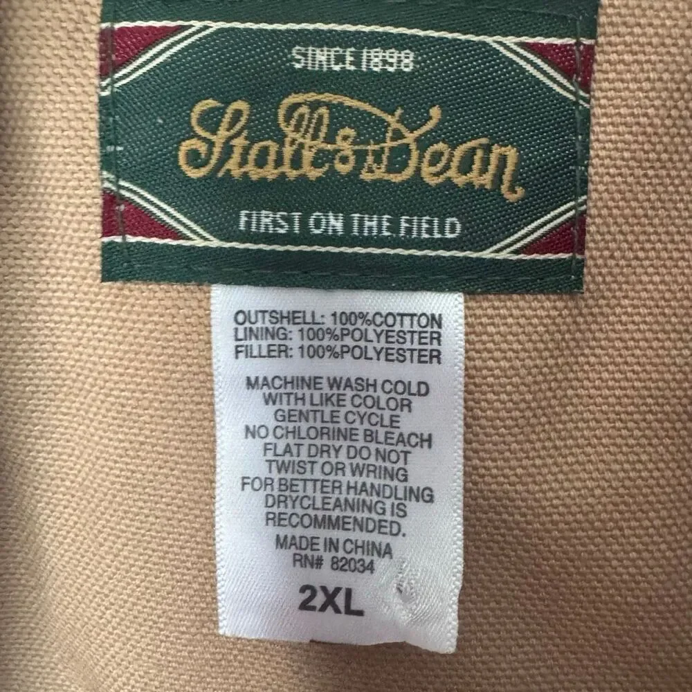 Vintage Stalls & Dean Marines Oversized Varsity Starter Jacket With Patches